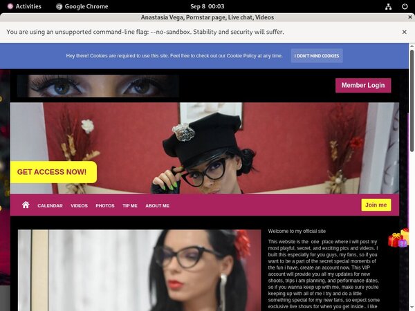 Anastasiavegax.modelcentro.com Vids