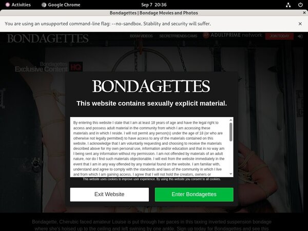 Bondagettes Epoch Page Bondagettes Epoch Page