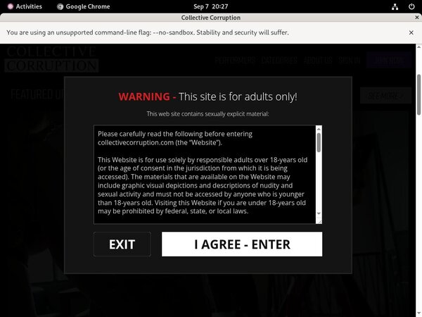 Collectivecorruption.com Join Via Paypal