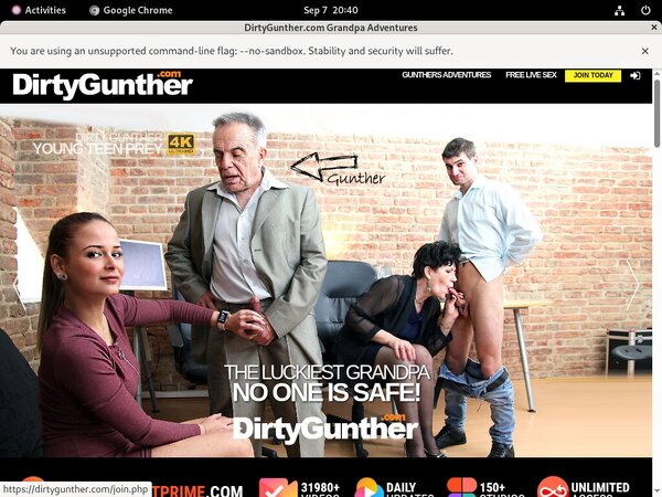 Dirtygunther.com Limited Promotion