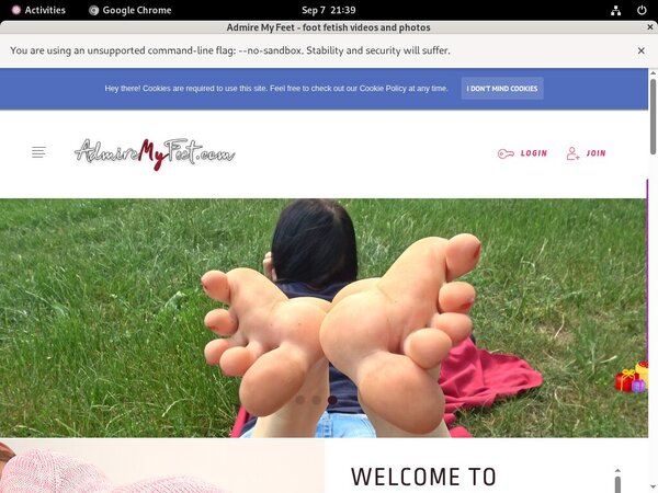Feet My Admire Login Account