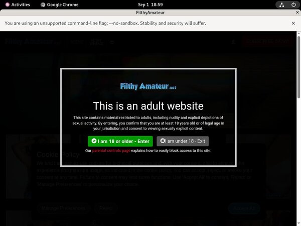 Filthy Amateur Full Com