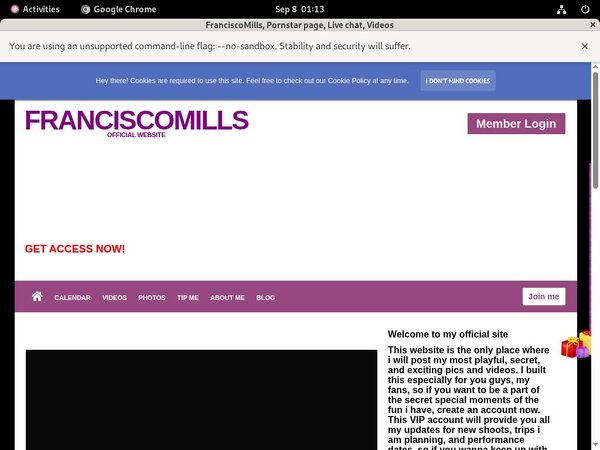 Franciscomills Login Information