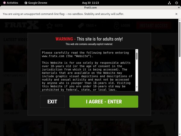 Fraternityx Login Ids