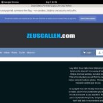 Free Account Callen Zeus