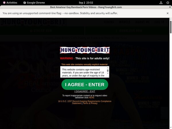 Get Hung Young Brit Discount Offer