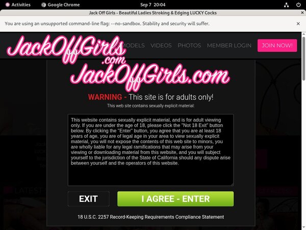 Get Jackoffgirls Day Trial
