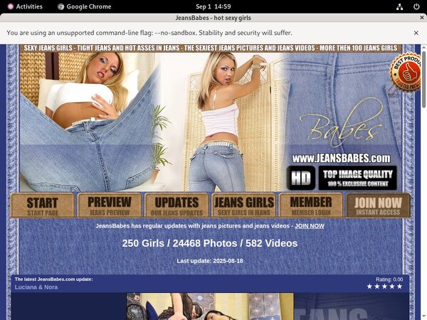 Jeansbabes.com Trial Pass