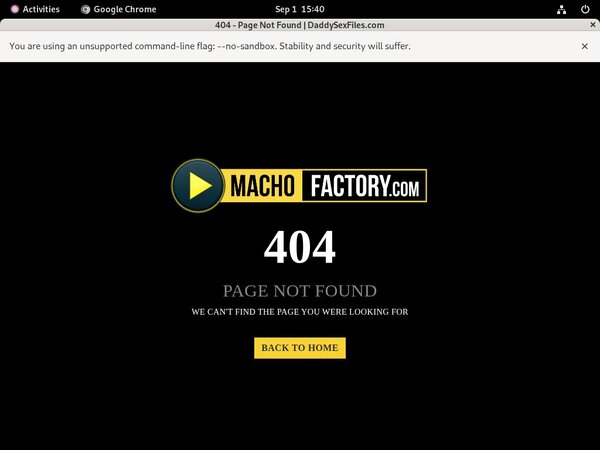 Macho Factory Sample