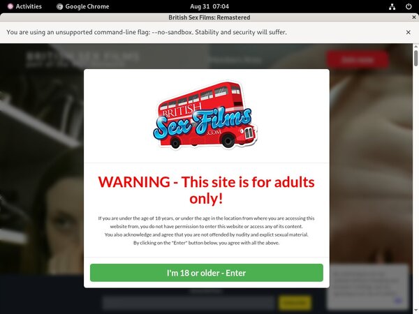 Make British Sex Films Account