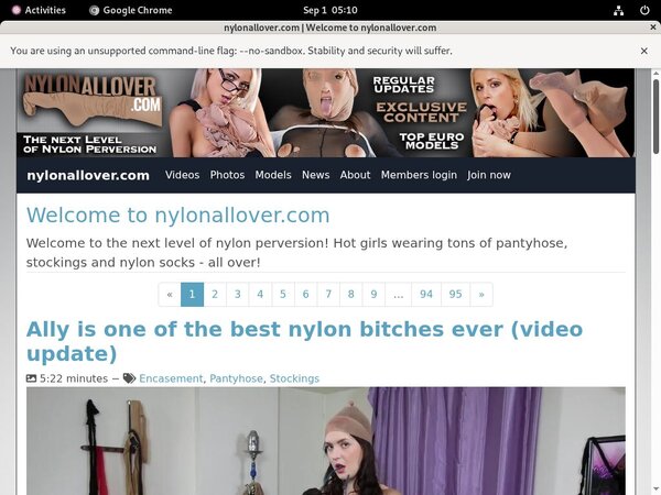 Nylonallover.com Porn Videos
