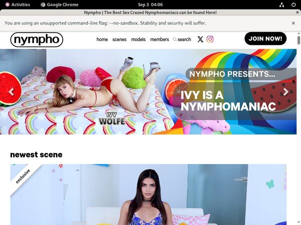 Nympho No Credit Card