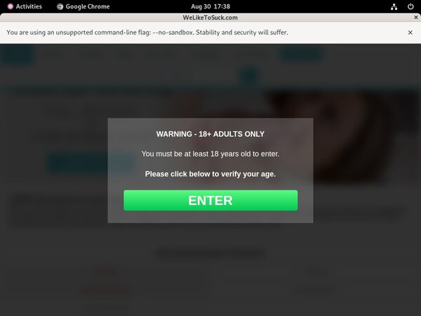 Password To We Like To Suck