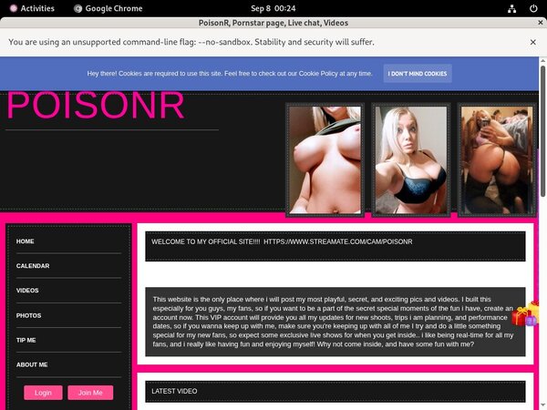 PoisonR Accounts Passwords