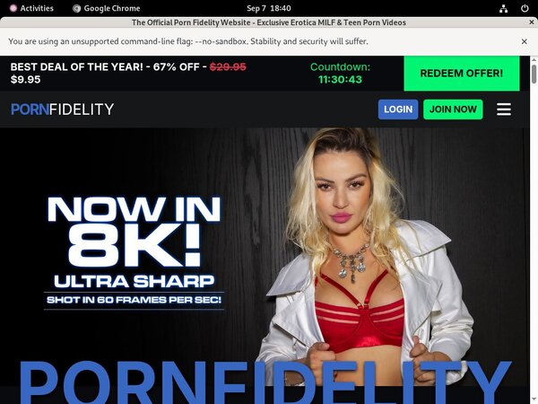 Pornfidelity.com Free Trial Subscription