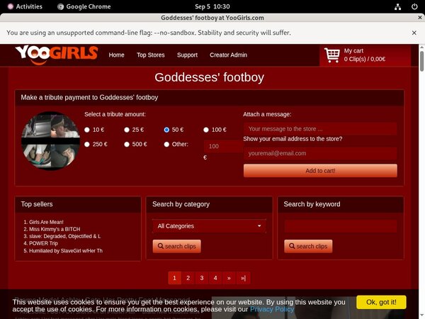 Sign Up Goddesses Footboy Free