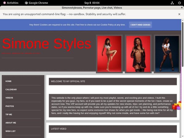 Simonestylesxxx Password Username