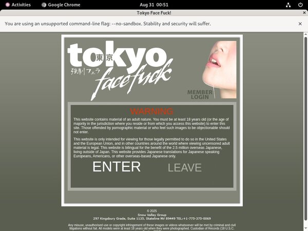 Tokyofacefuck Channel