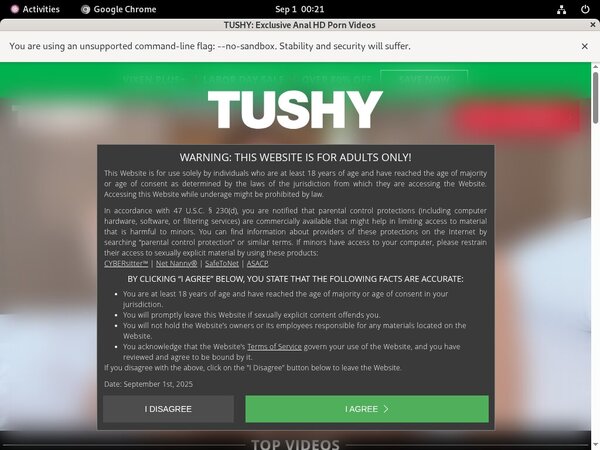 Tushy.com Free Trial Deal