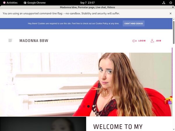 User Madonna Bbw