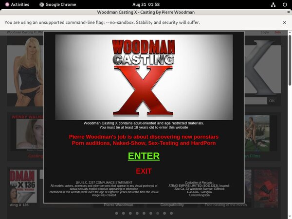 Woodman Casting X Recent