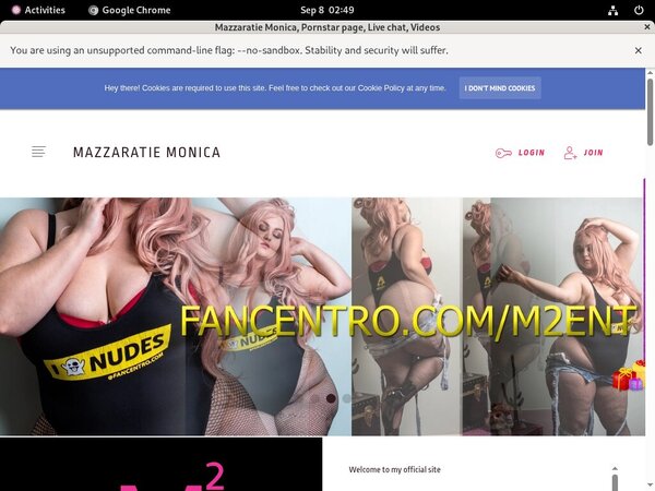 Working Mazzaratie Monica Account