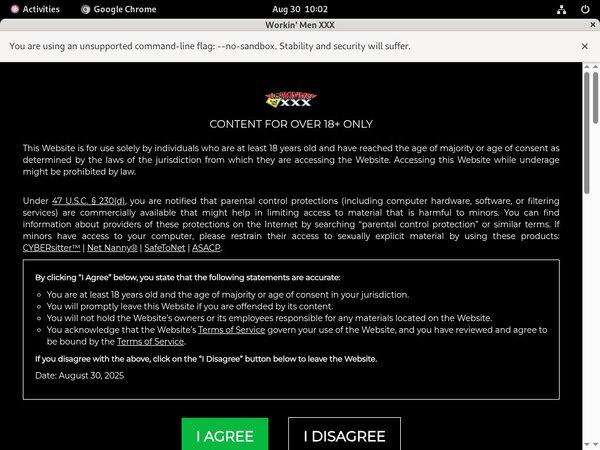 Workinmenxxx.com Pay Pal Account