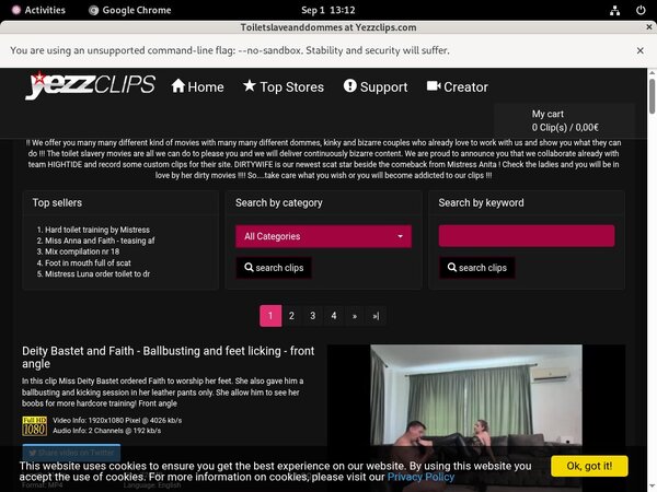 Yezzclips.com Passwords 2019